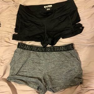 forever 21 spandex workout shorts!